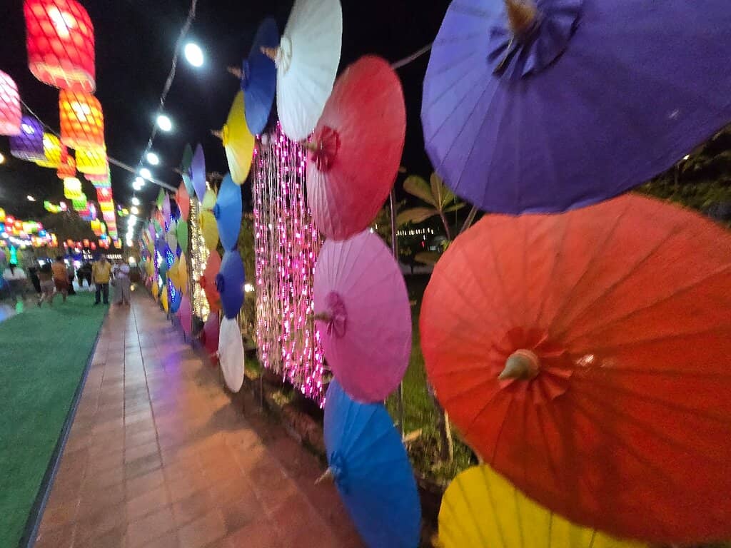Lantern-Decorated Entrance