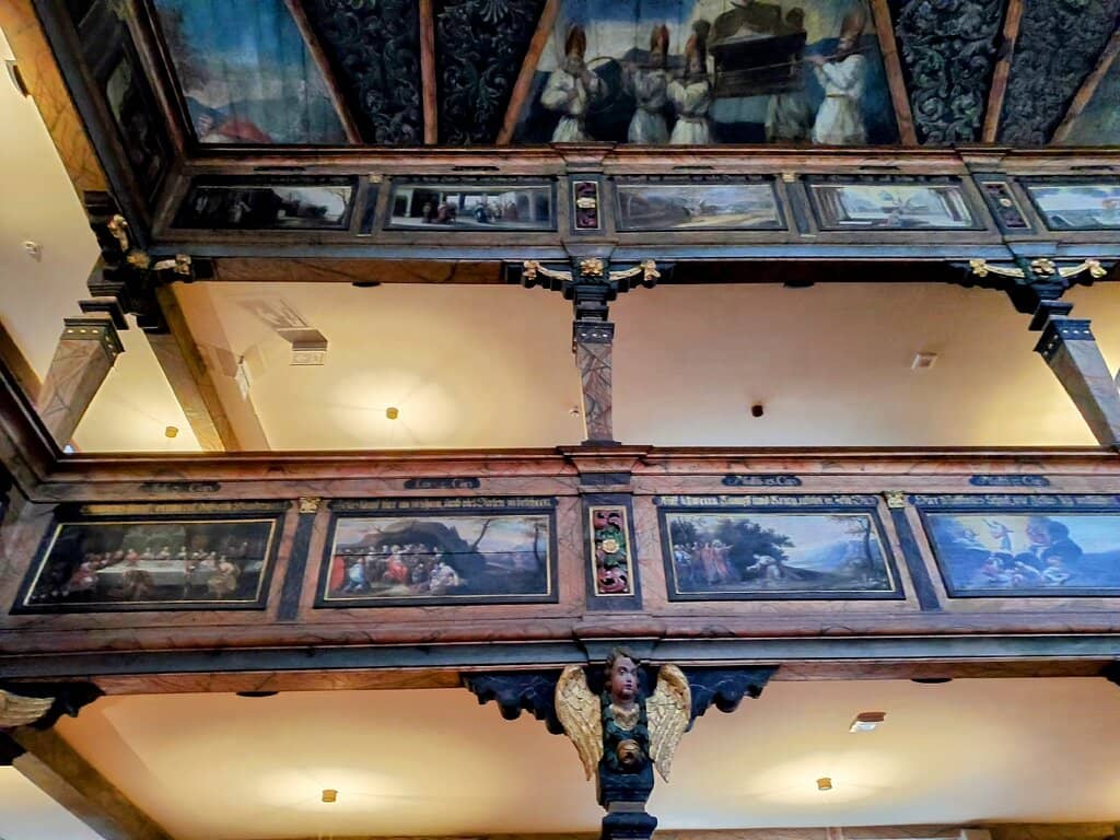 Painted Wooden Ceiling