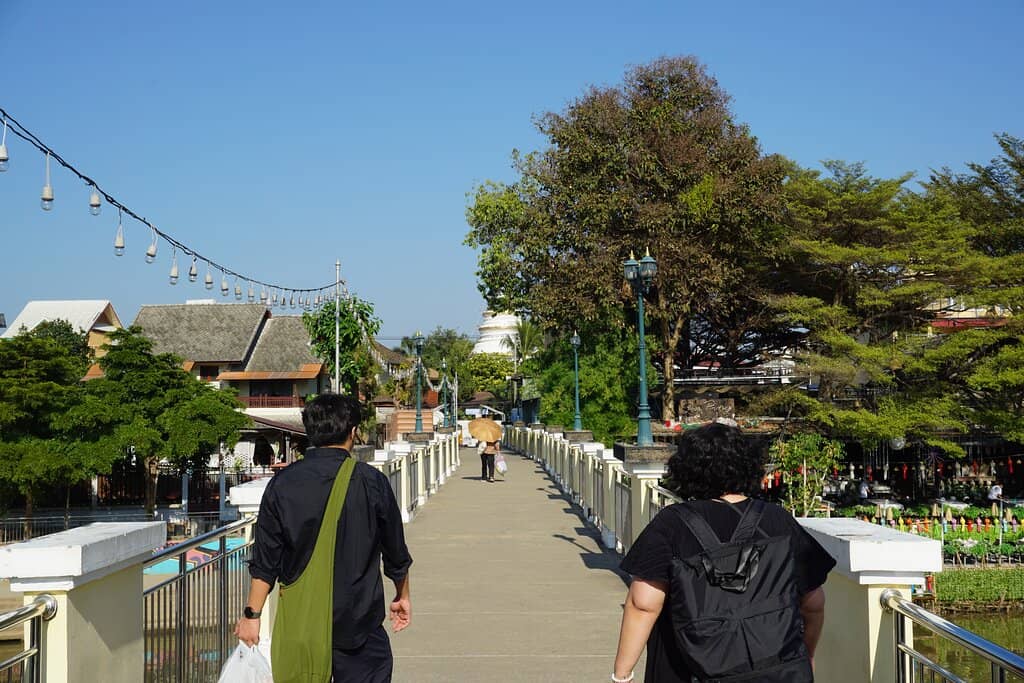 Romantic Riverside Stroll
