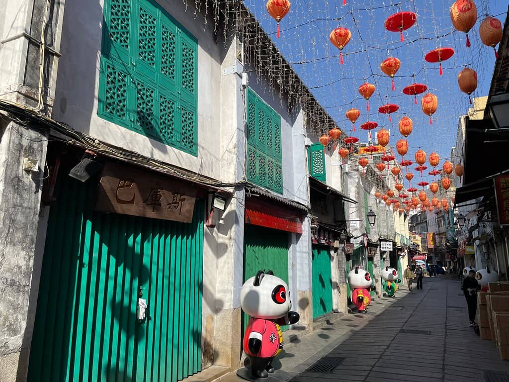 Vibrant Red Architecture