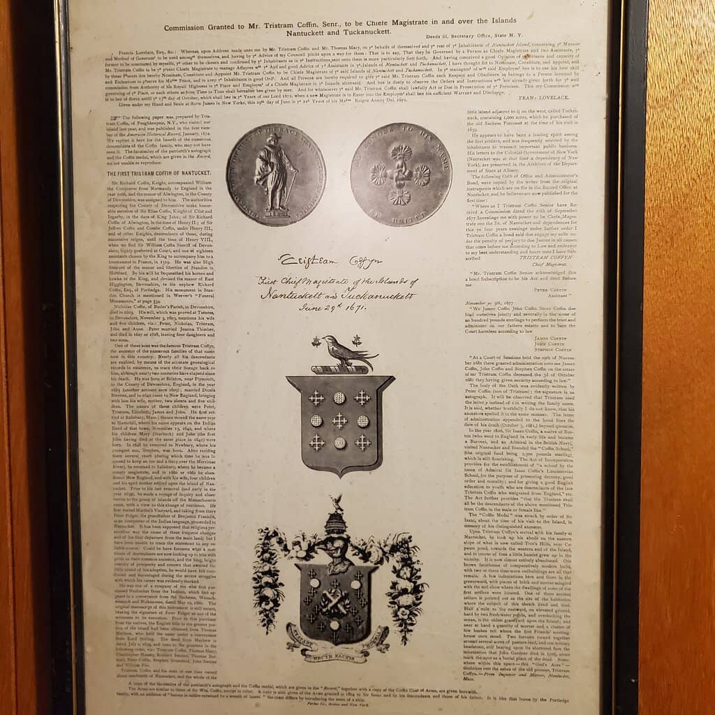 Jethro Coffin's Legacy