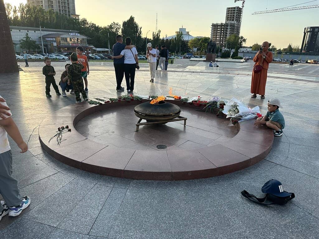 Yurt-Shaped Monument