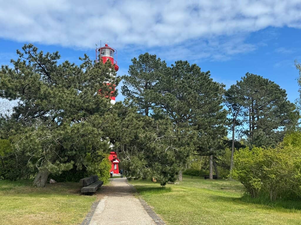 Iconic Nida Lighthouse Structure