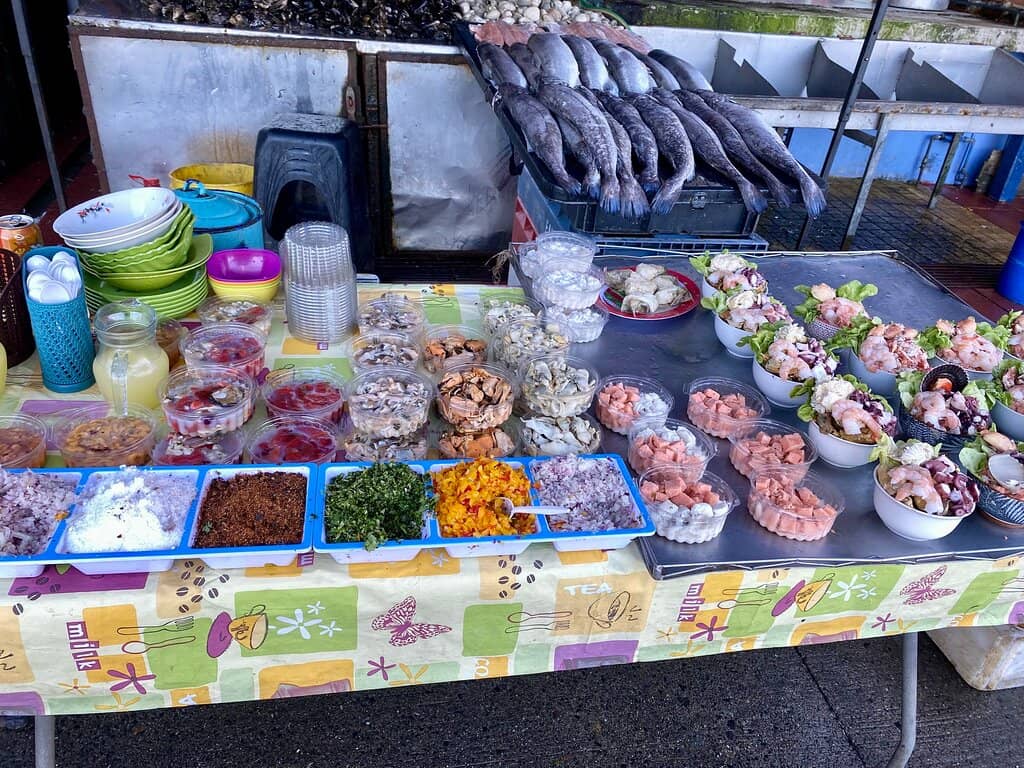 Fresh Seafood Stalls