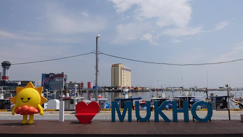 Bustling Seafood Market