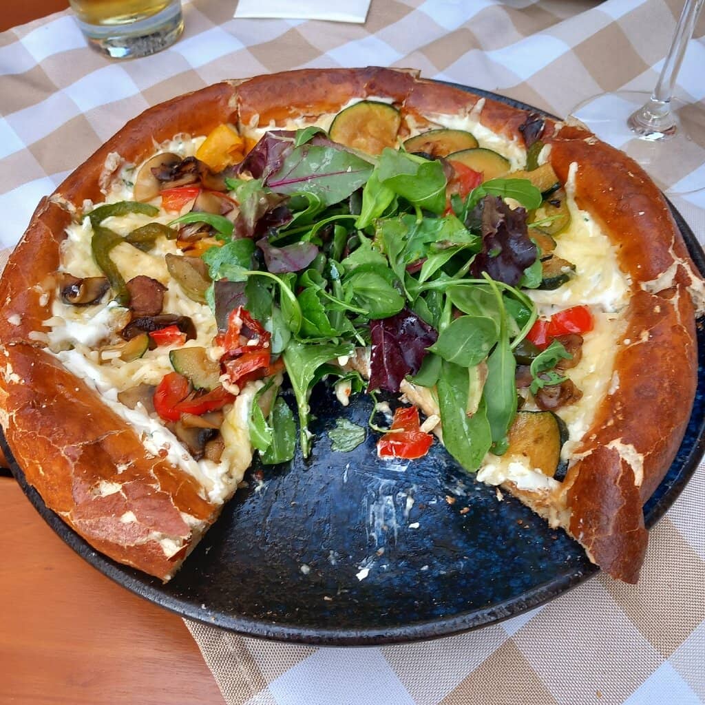 Unique Pretzel Pizza