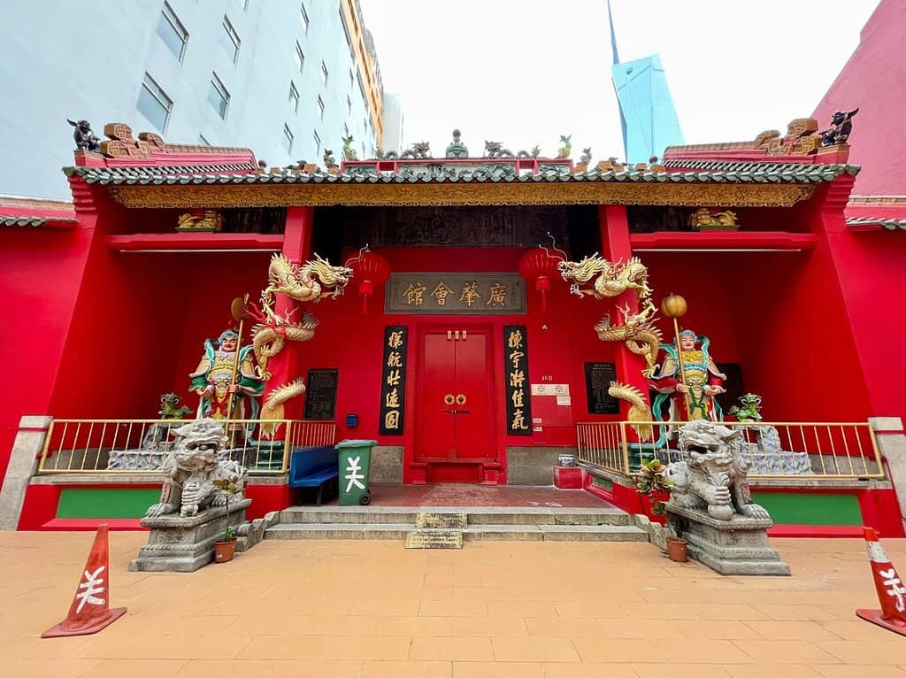 Vibrant Orange Facade