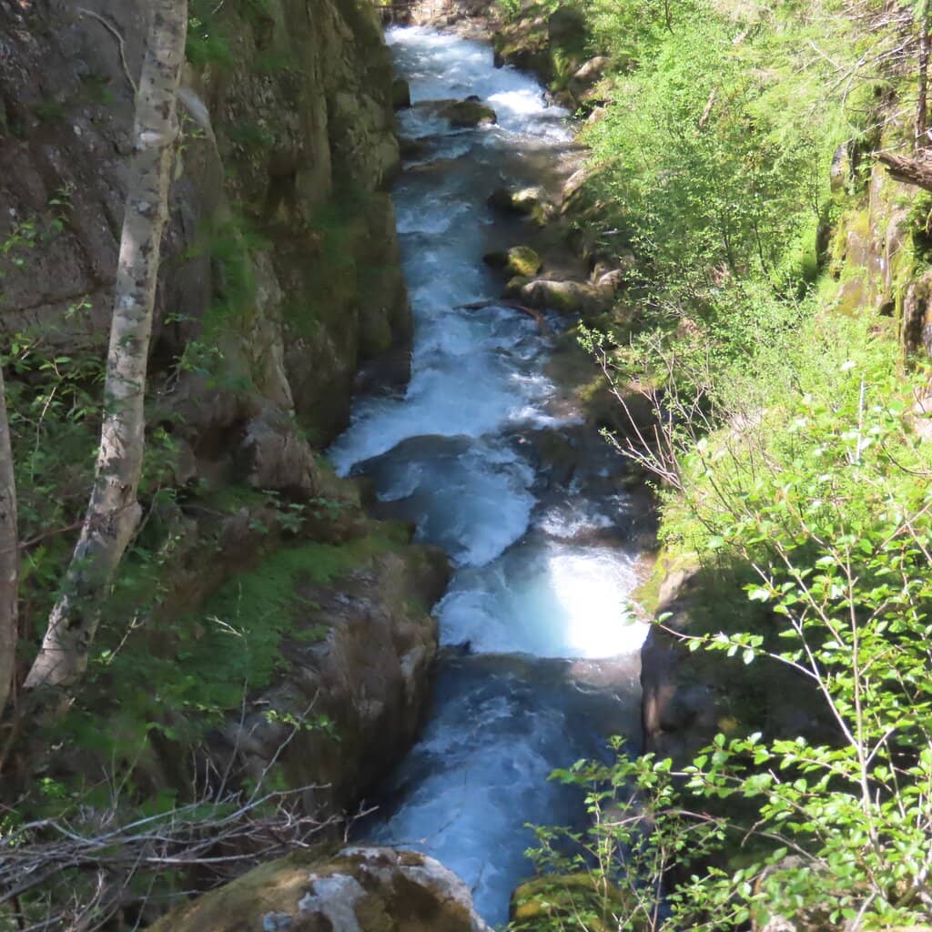 Roadside Waterfall View
