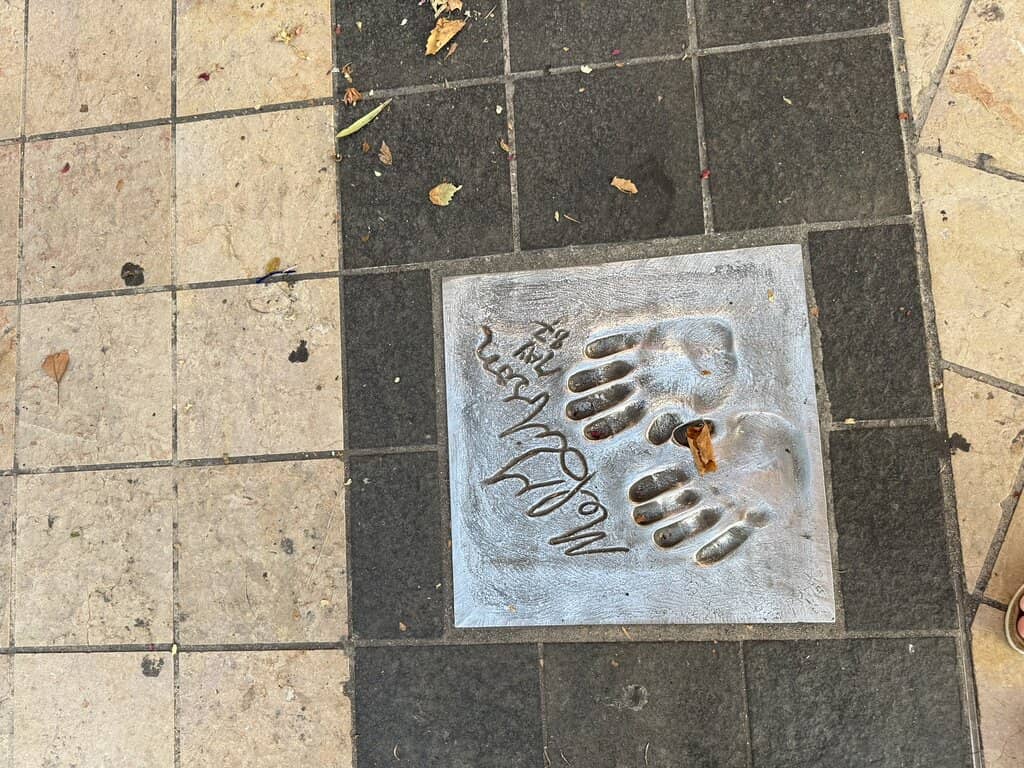 Celebrity Handprints