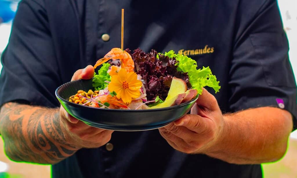 Fillet Sashimi & Chocolate Mousse