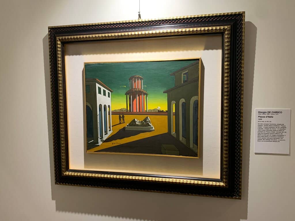 Works by Sironi and Fontana