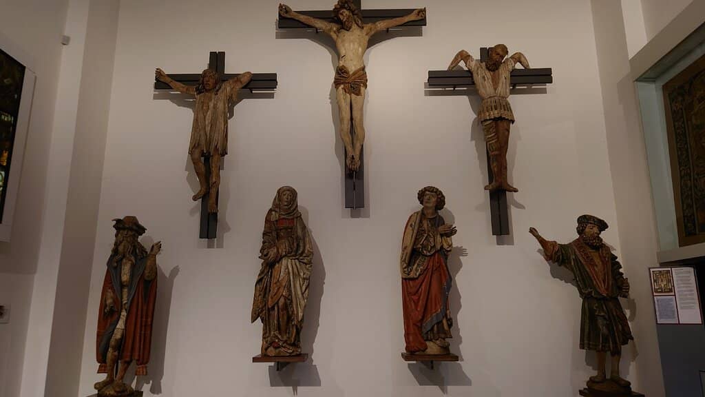 Town Model & Eagle Fountain