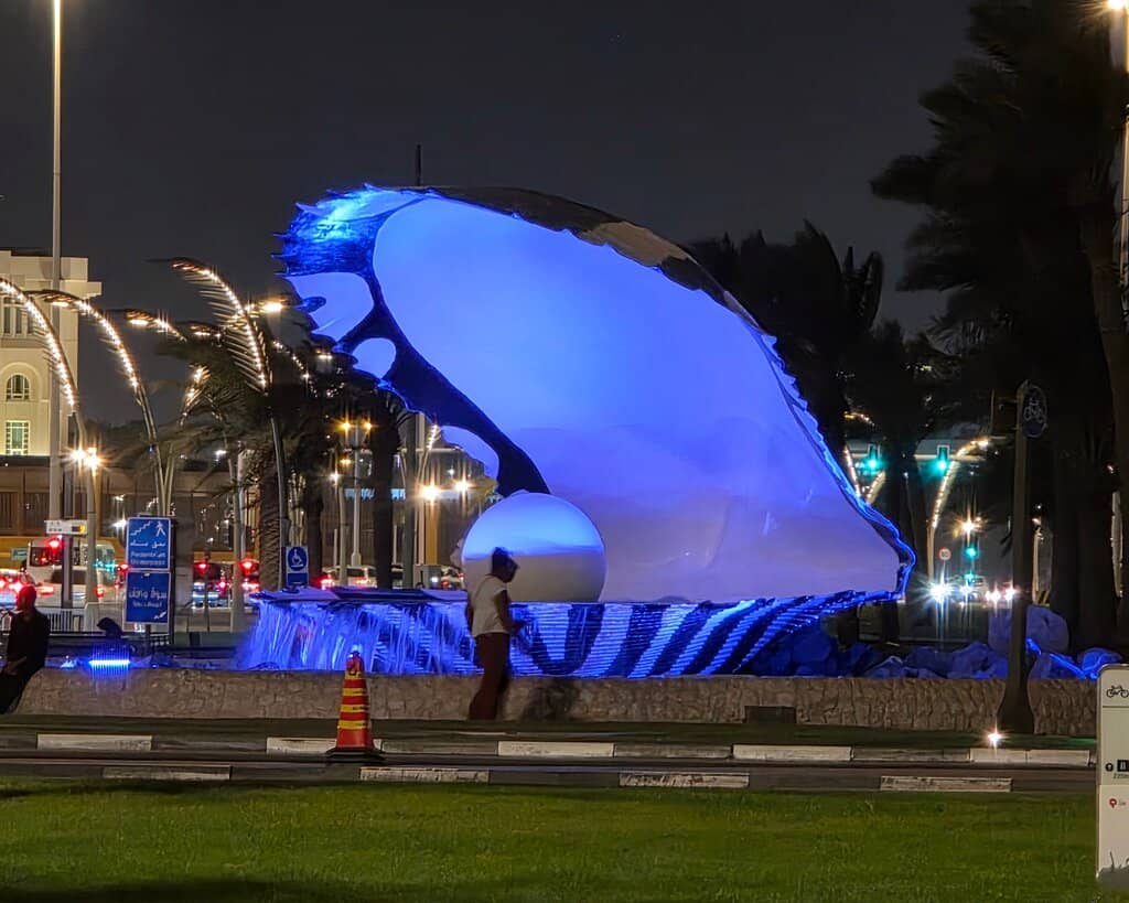 The Oyster and Pearl Sculpture