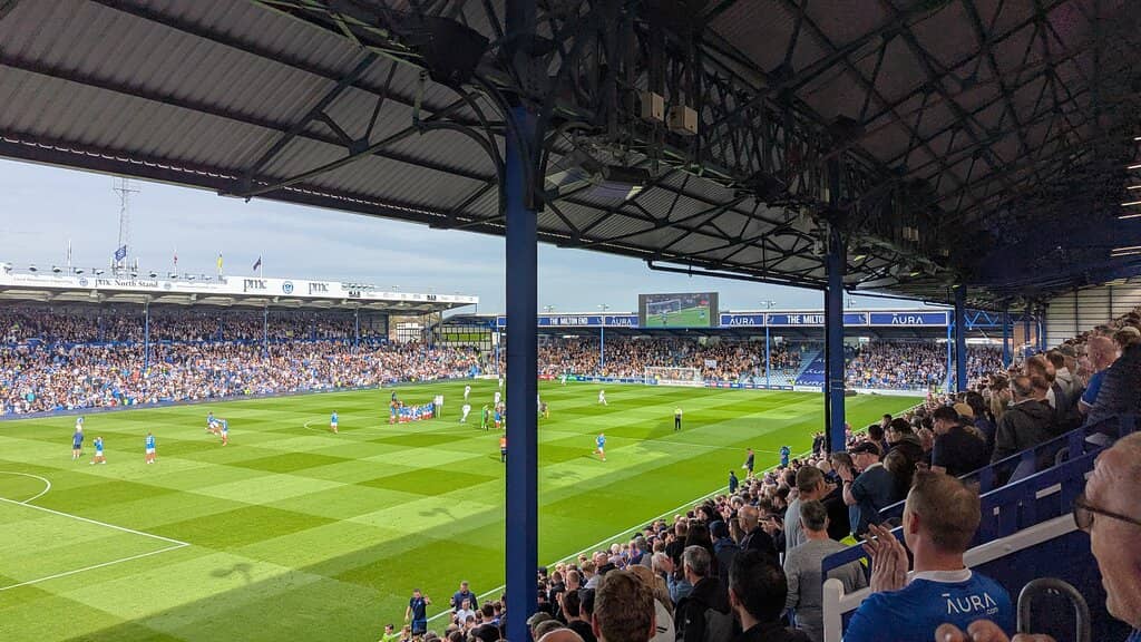 The Fratton End Atmosphere