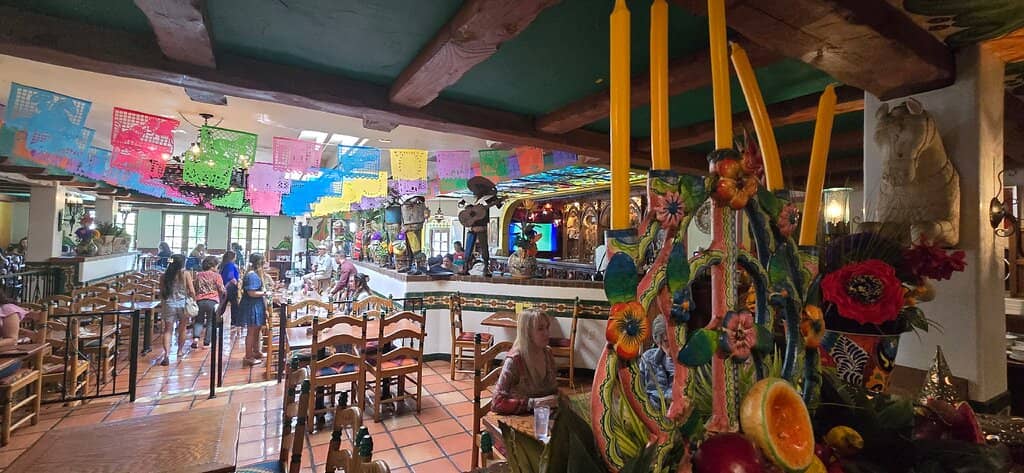 Colorful Outdoor Patio Dining