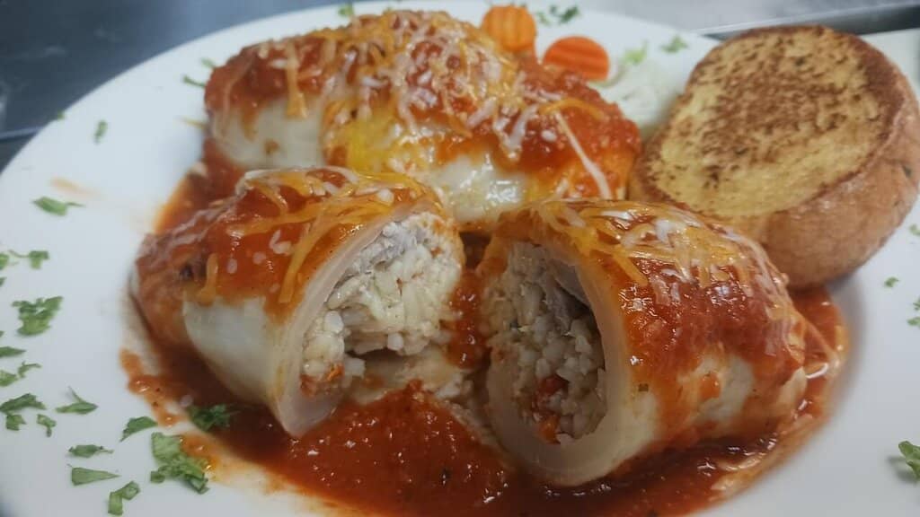 Pork Stuffed Cabbage Rolls