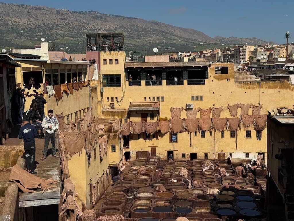 The Colorful Dyeing Pits