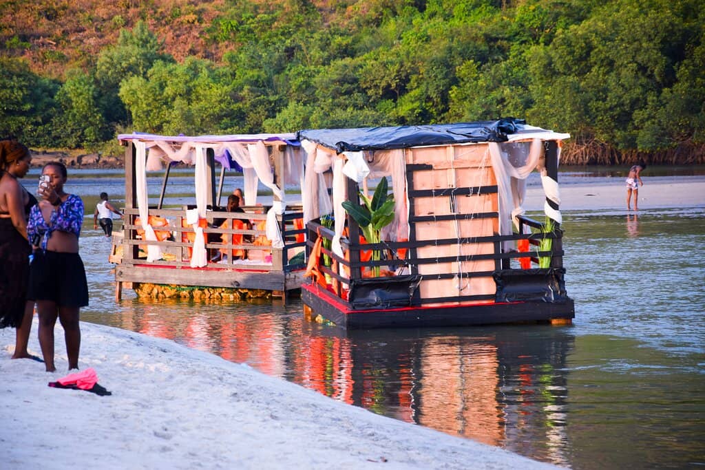 Vibrant Weekend Atmosphere