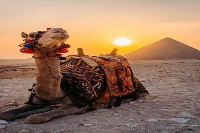 Camel Ride at Sunset