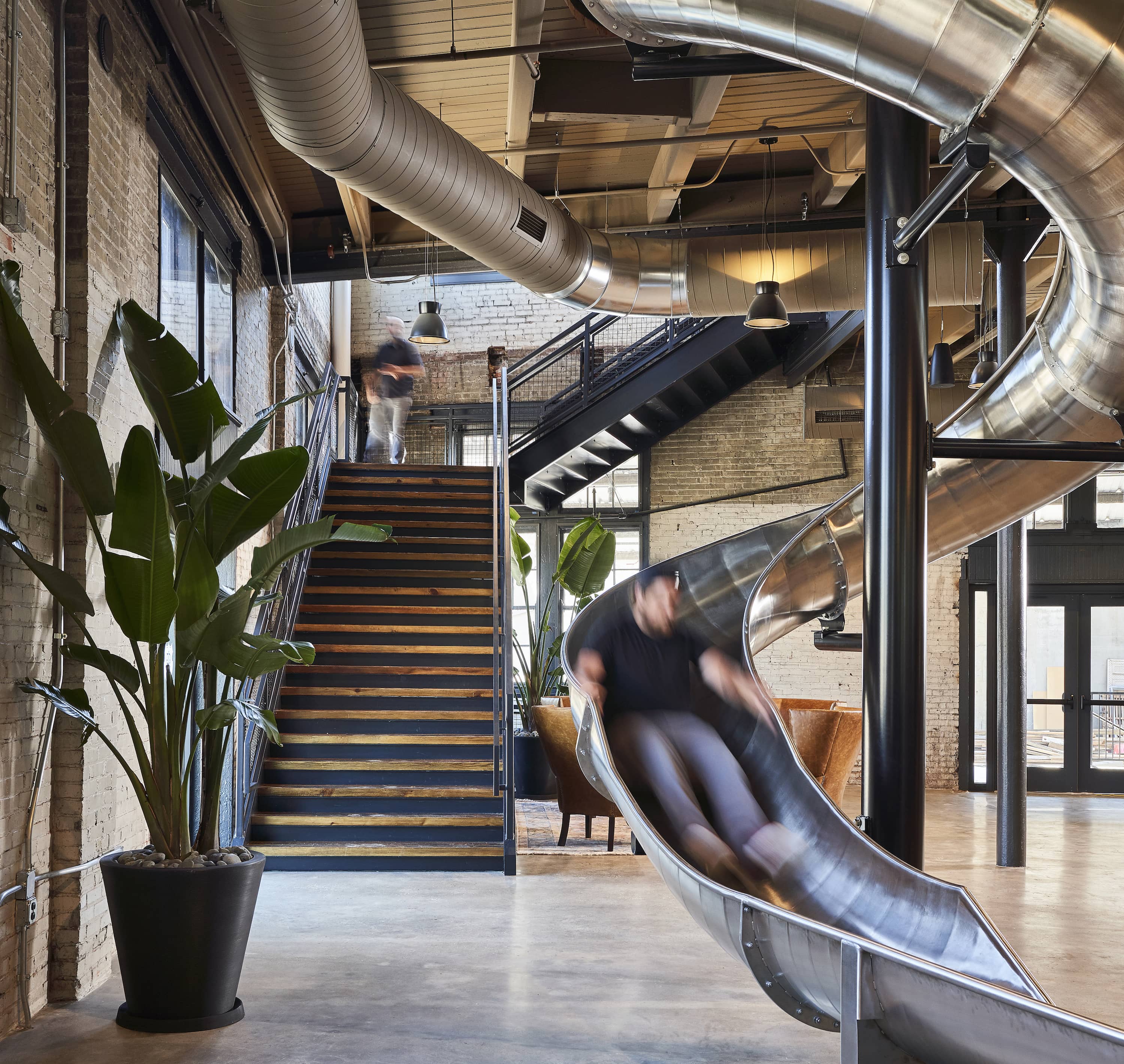 The Slide into the Lobby