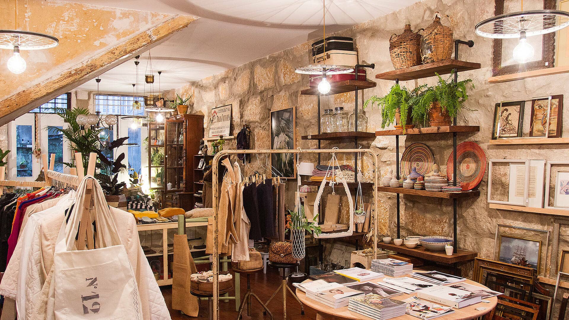 Bohemian Boutiques and Cafes