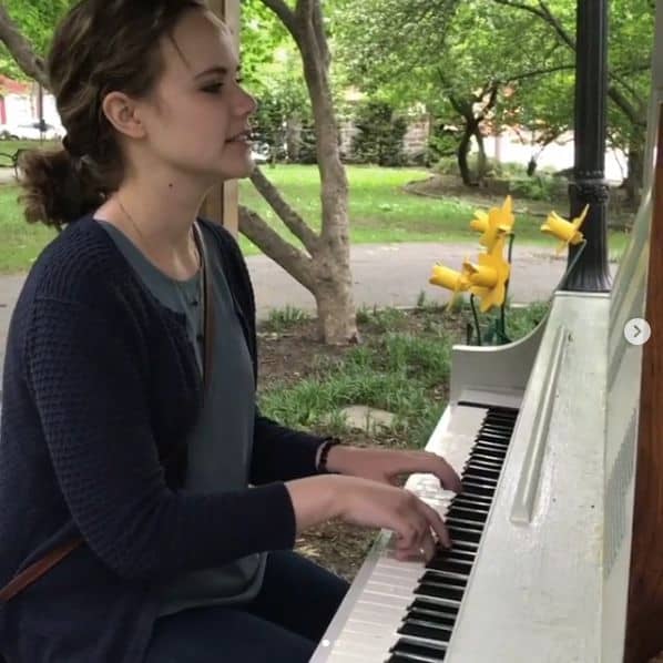 Public Piano & Chessboard