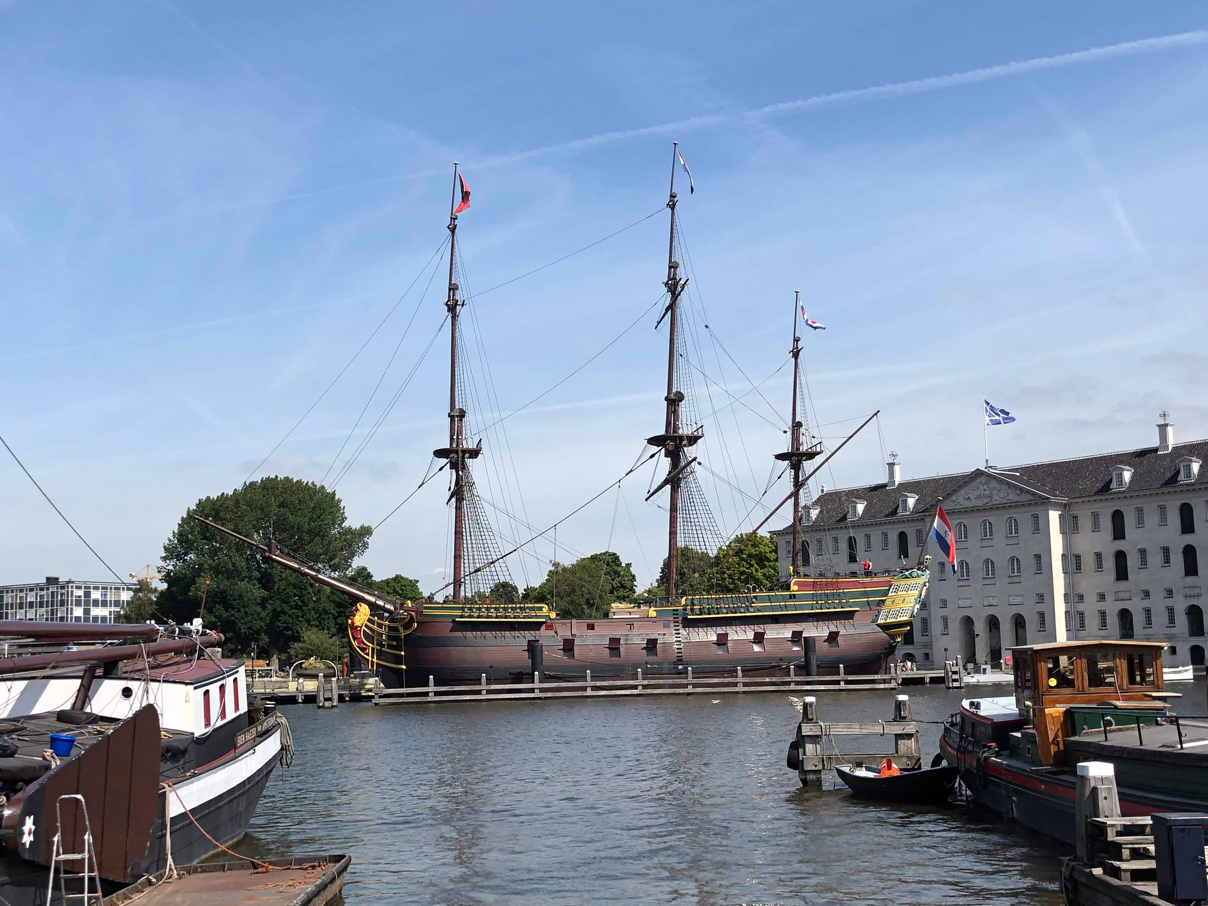 Outdoor Ship Exhibit