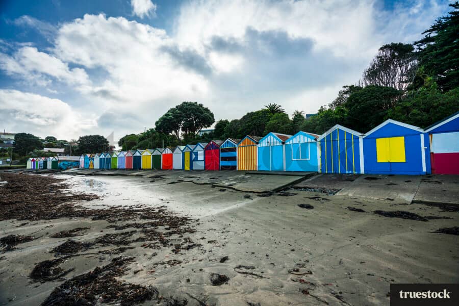Colorful Boat Sheds