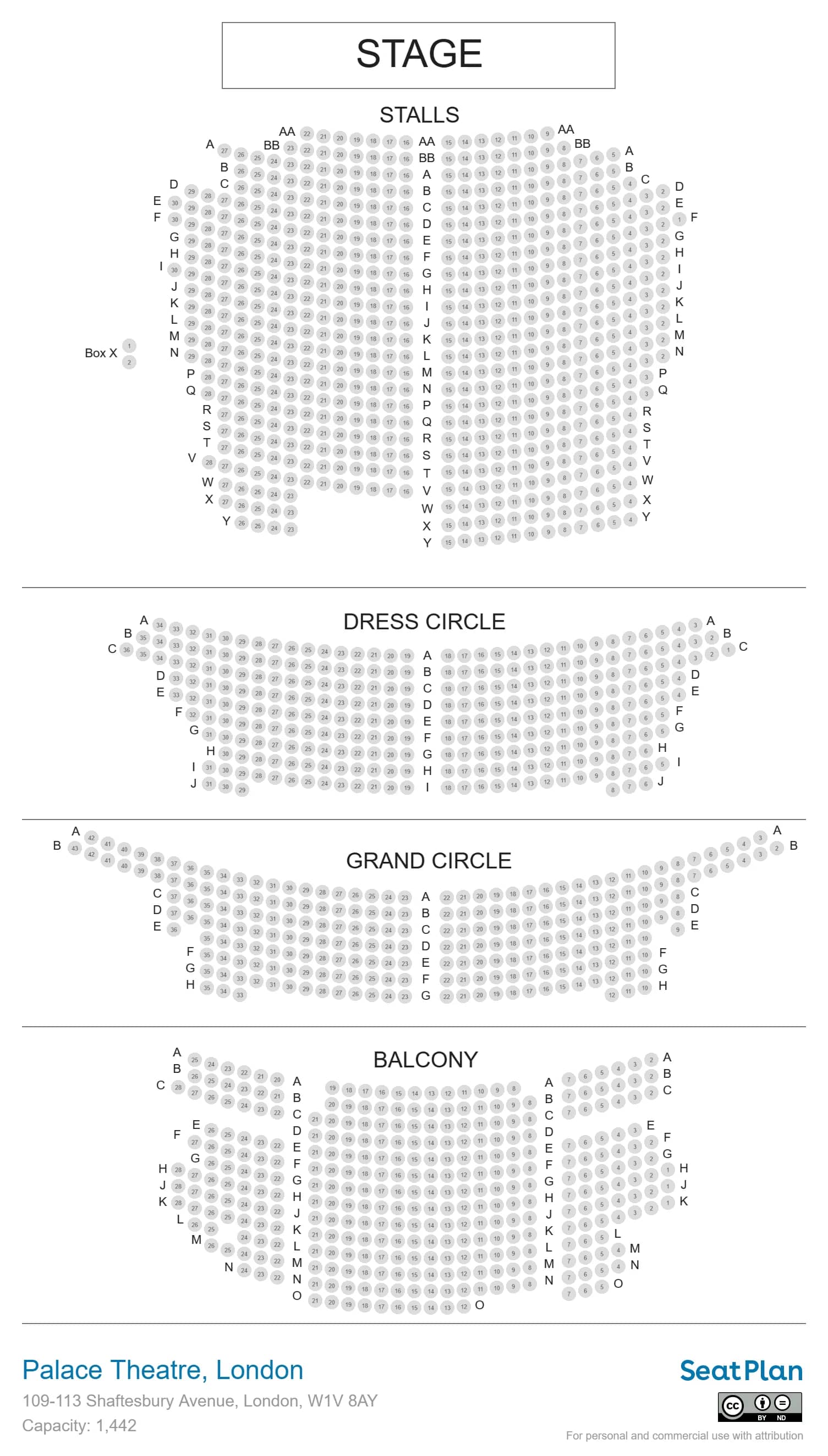 The Stalls Seating