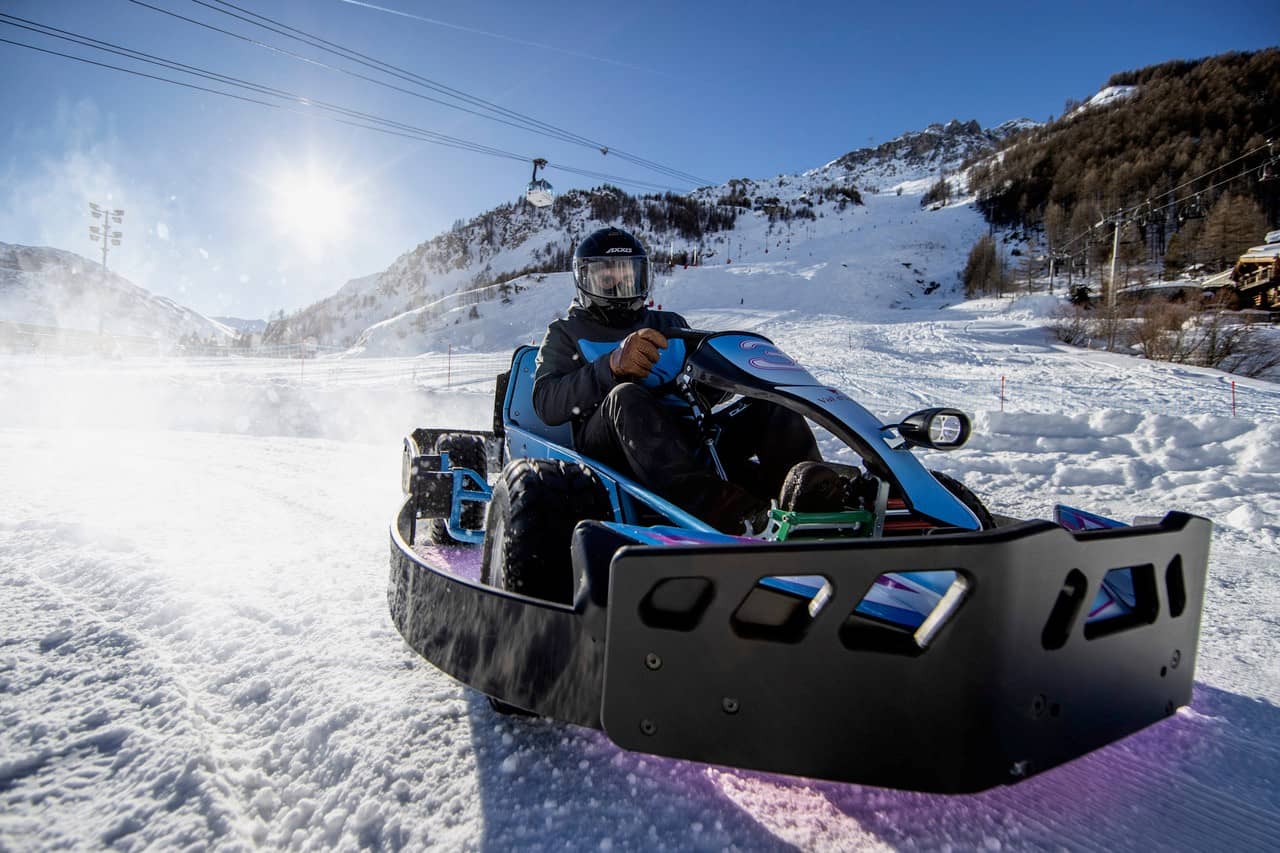 Electric E-Bike Ice Challenge