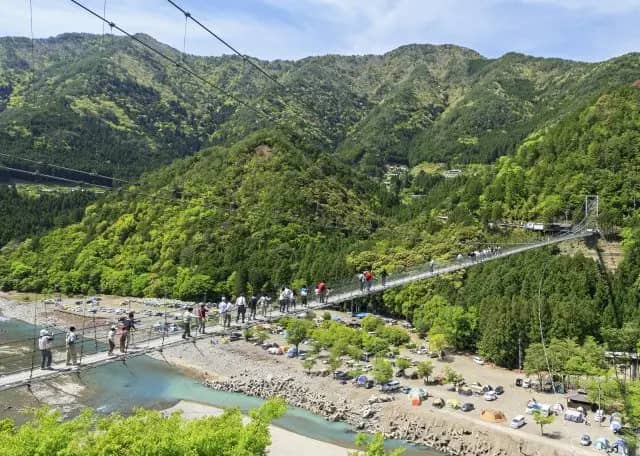 Scenic River and Bridge