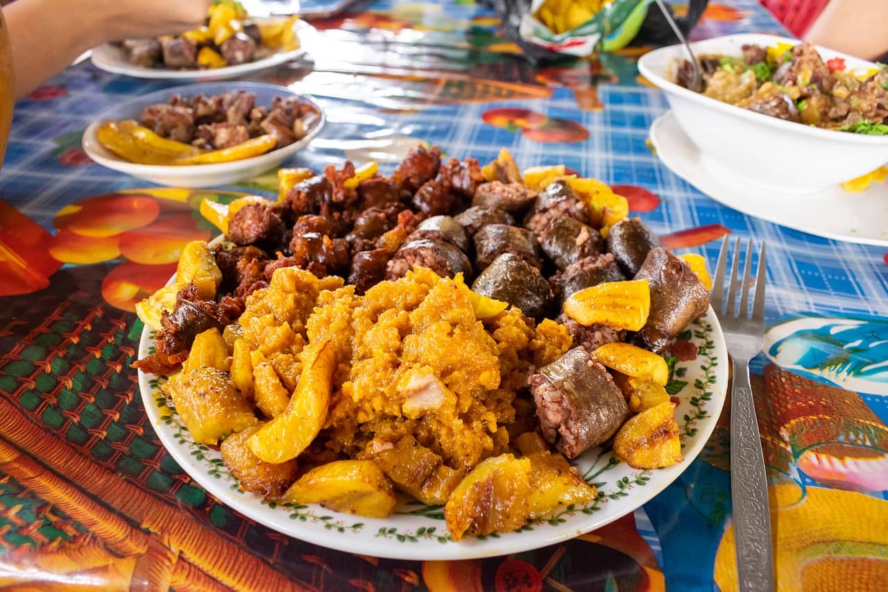 Traditional Ecuadorian Breakfast