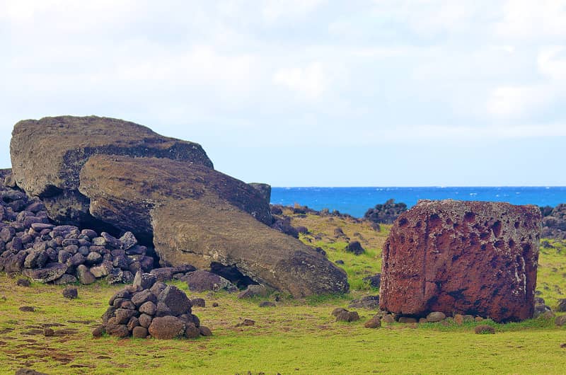 Largest Fallen Moai