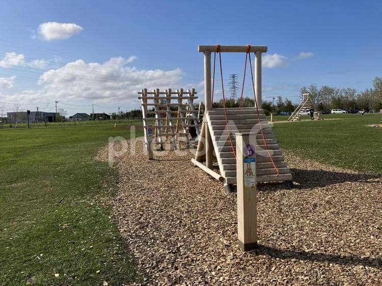 New Wooden Athletic Playground