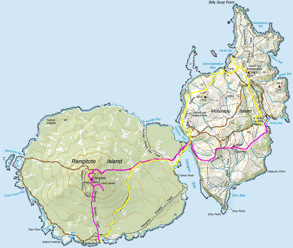 Rangitoto to Motutapu Walk