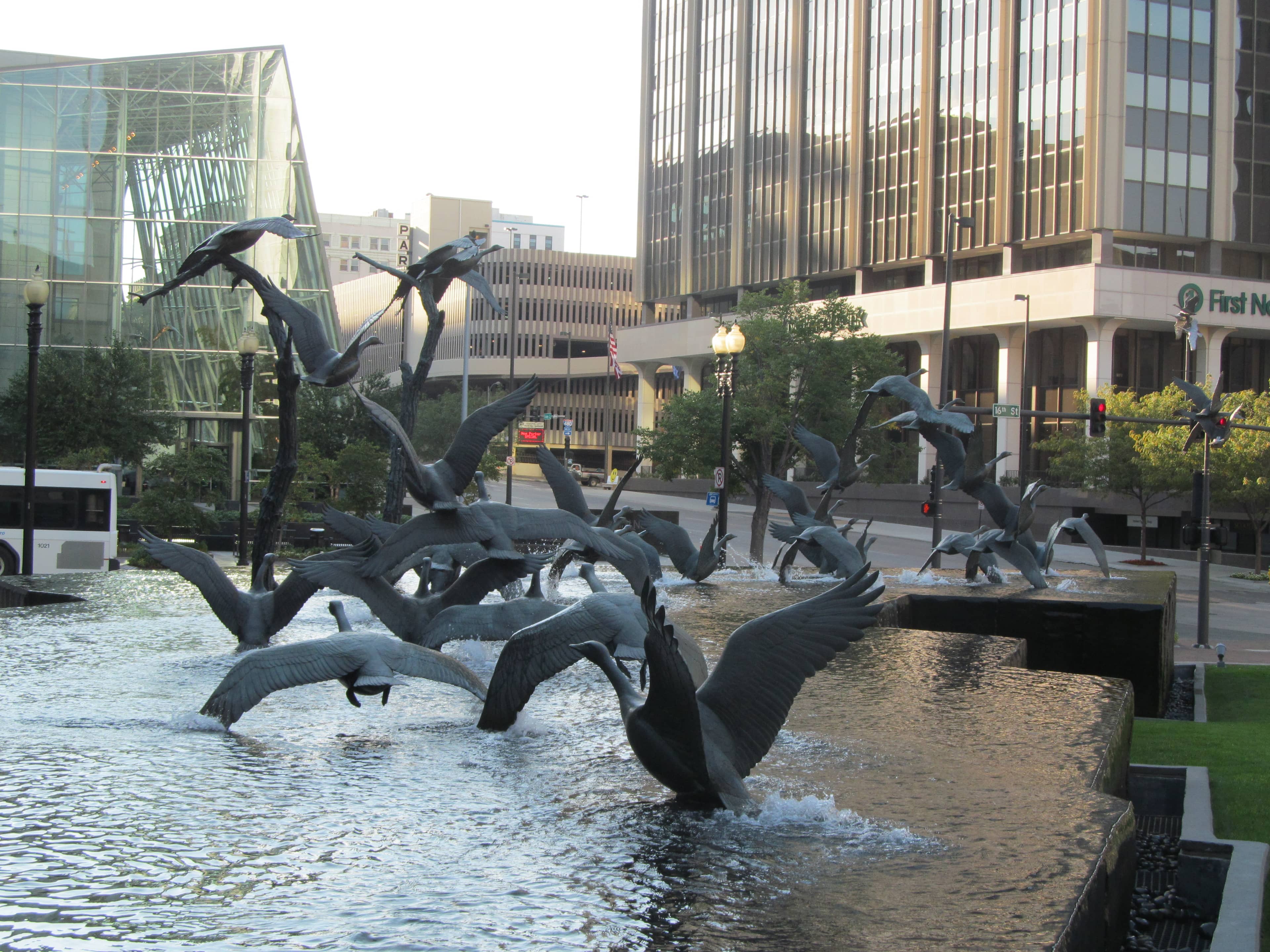 Geese in Flight