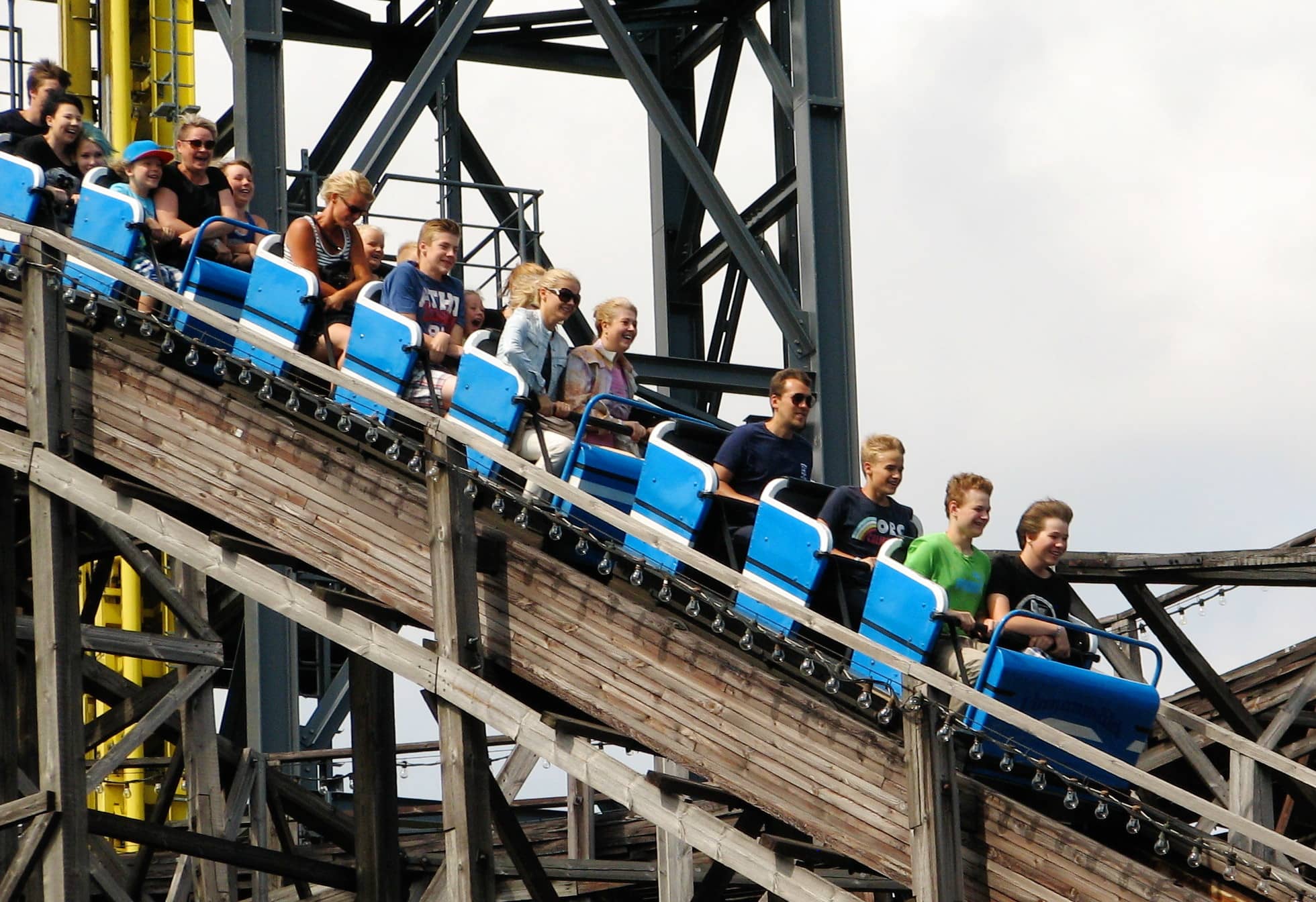 Classic Wooden Roller Coaster