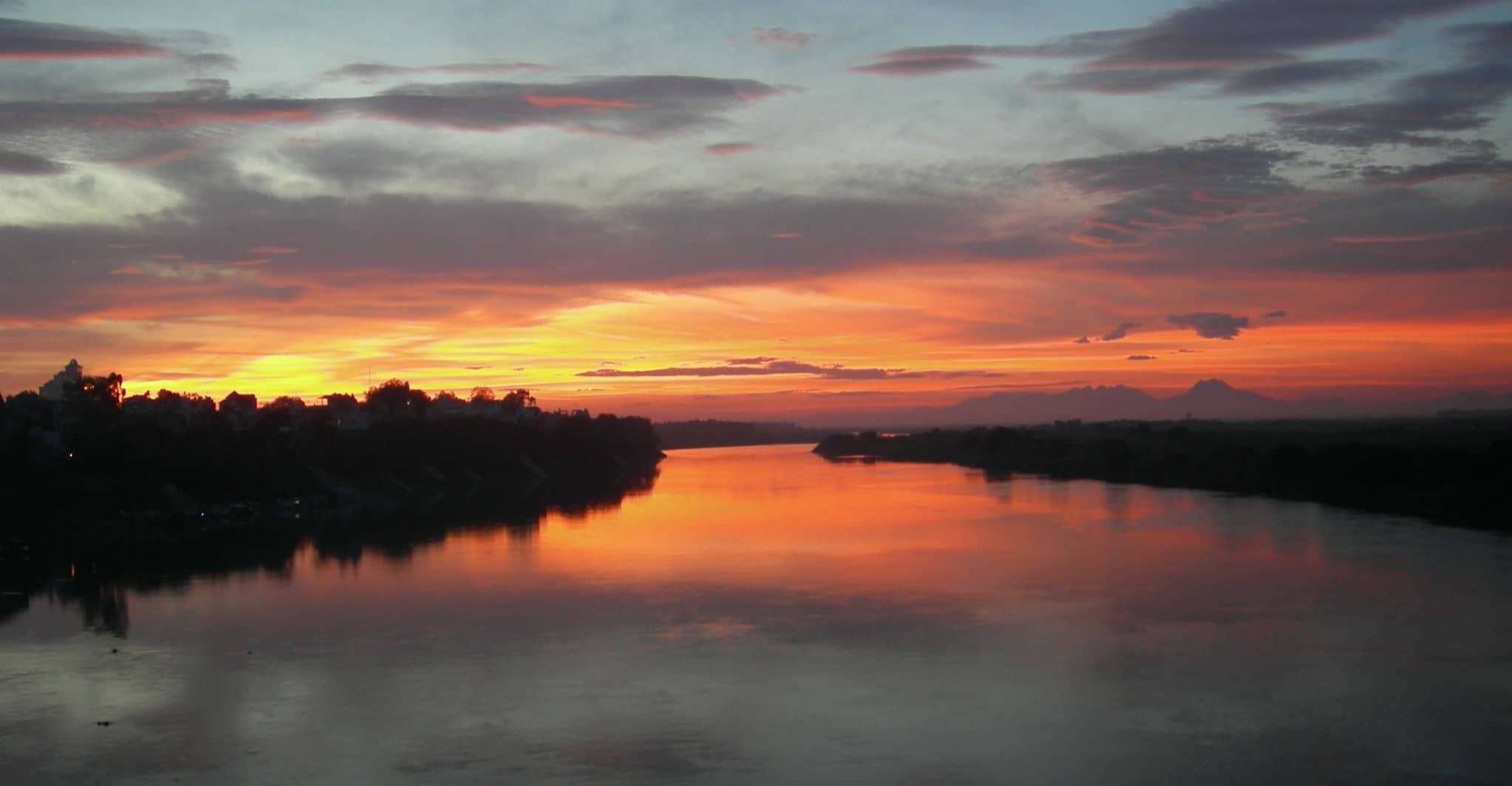 Red River Sunset Views