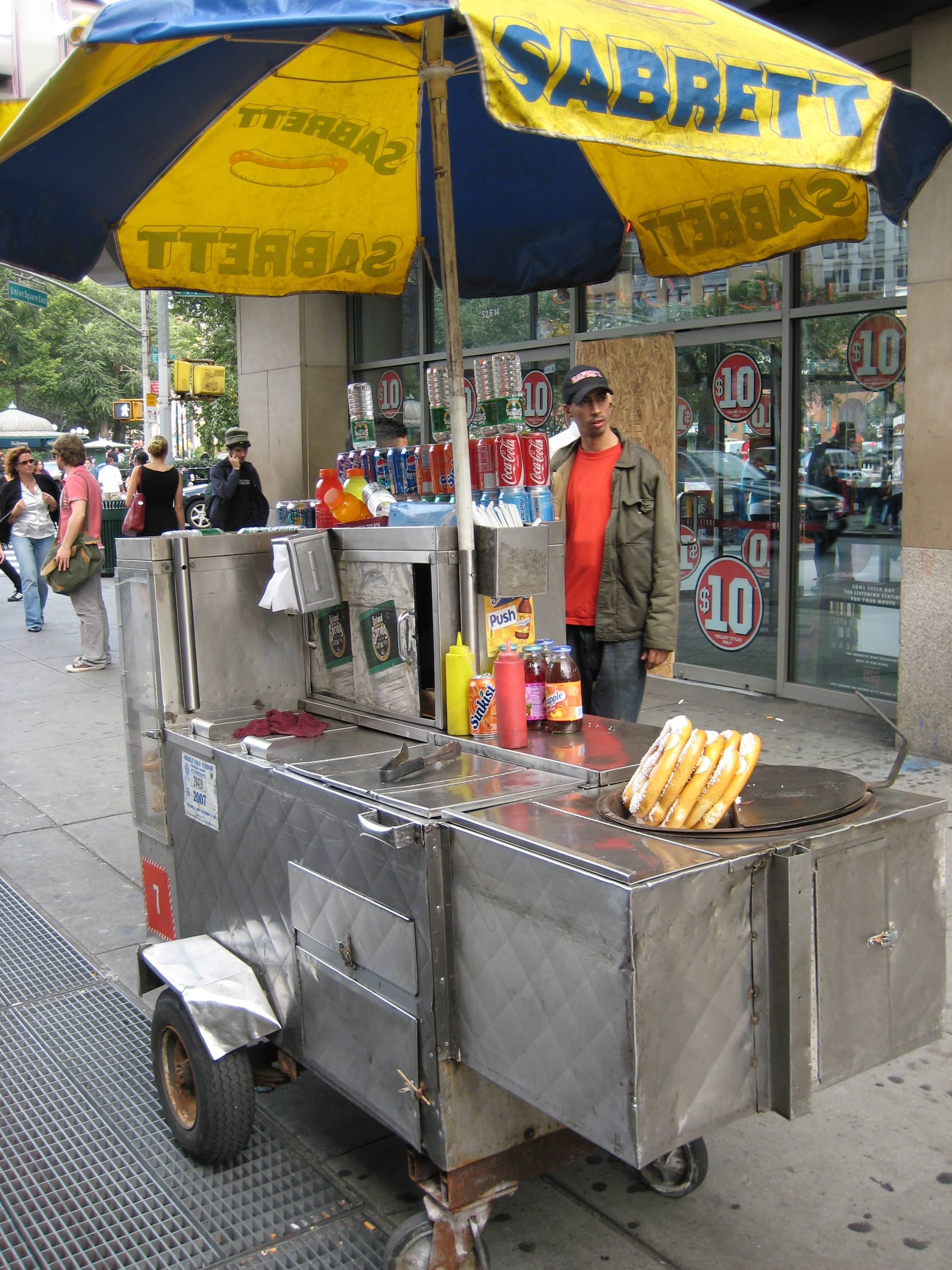 Diverse Food Stalls