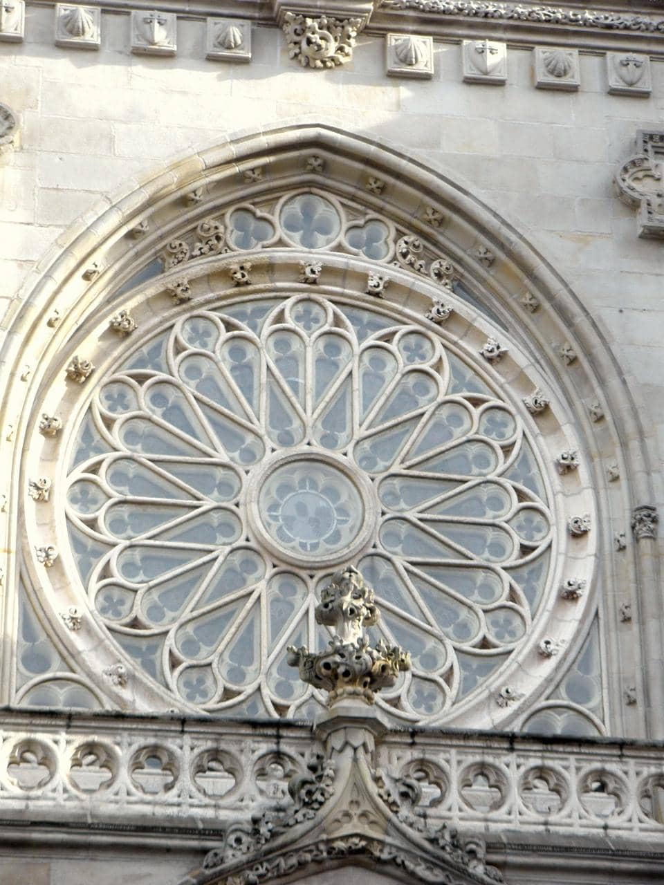 Rose Window & Stone Carvings