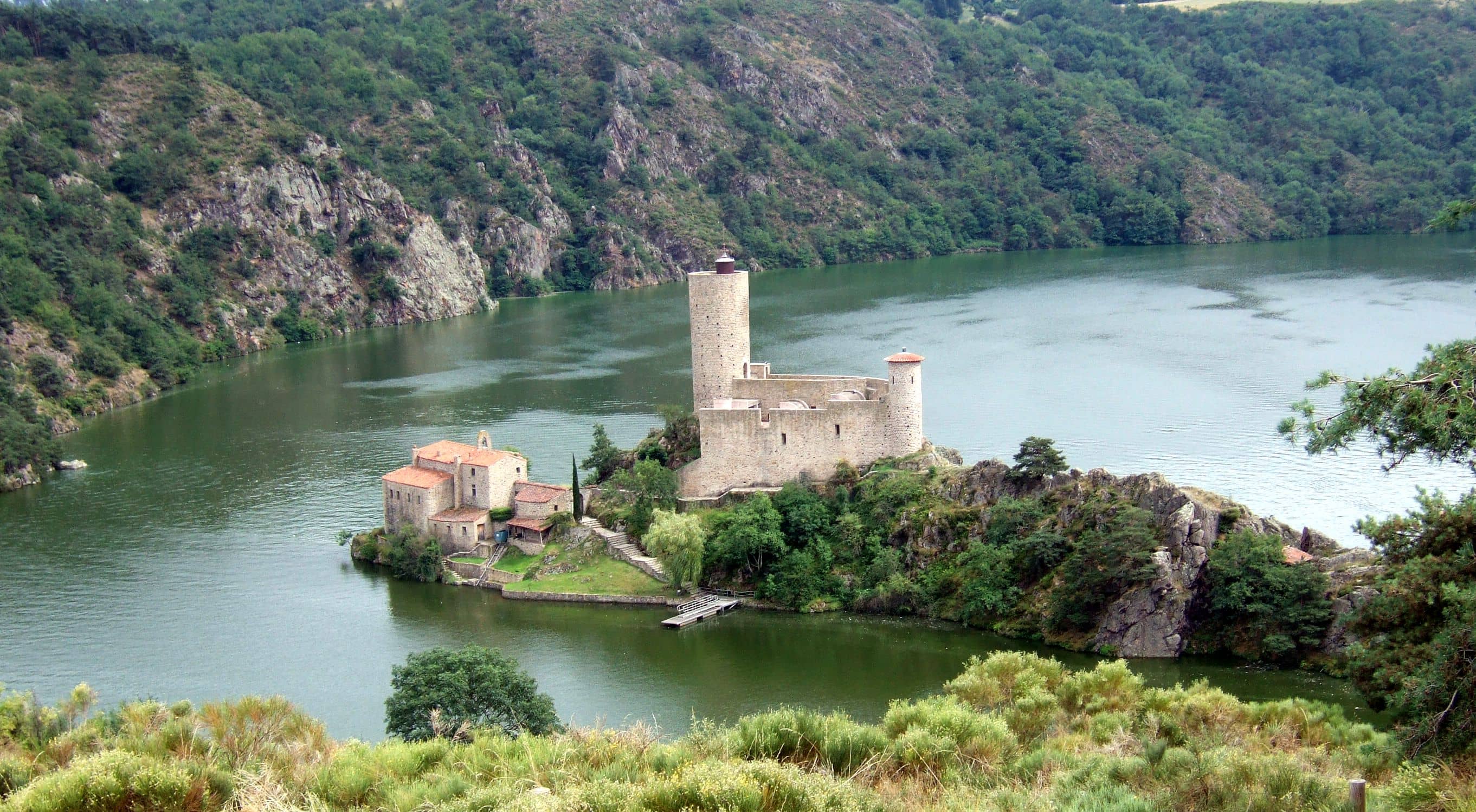 Island Setting of the Château