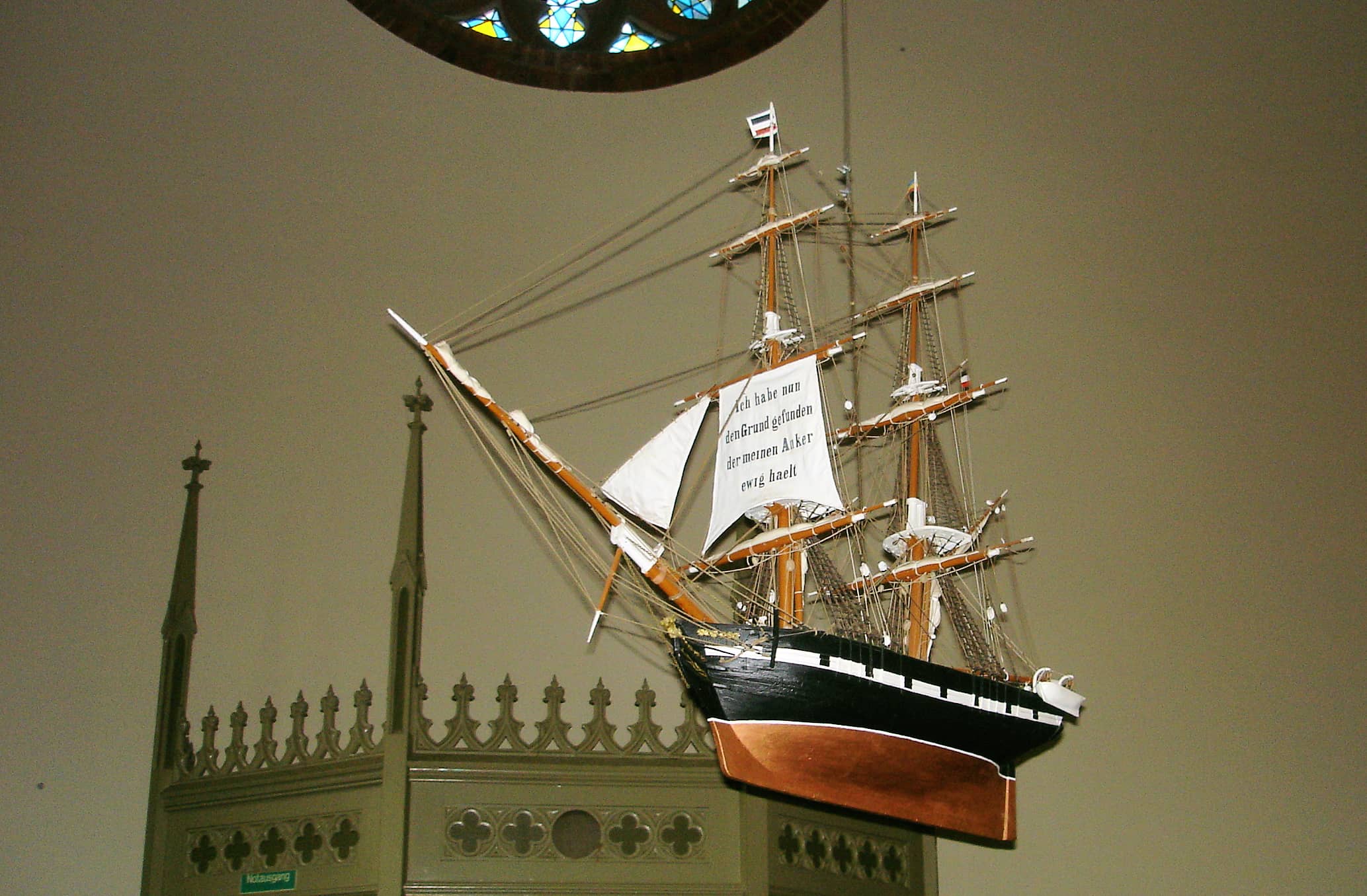 Suspended Model Ships