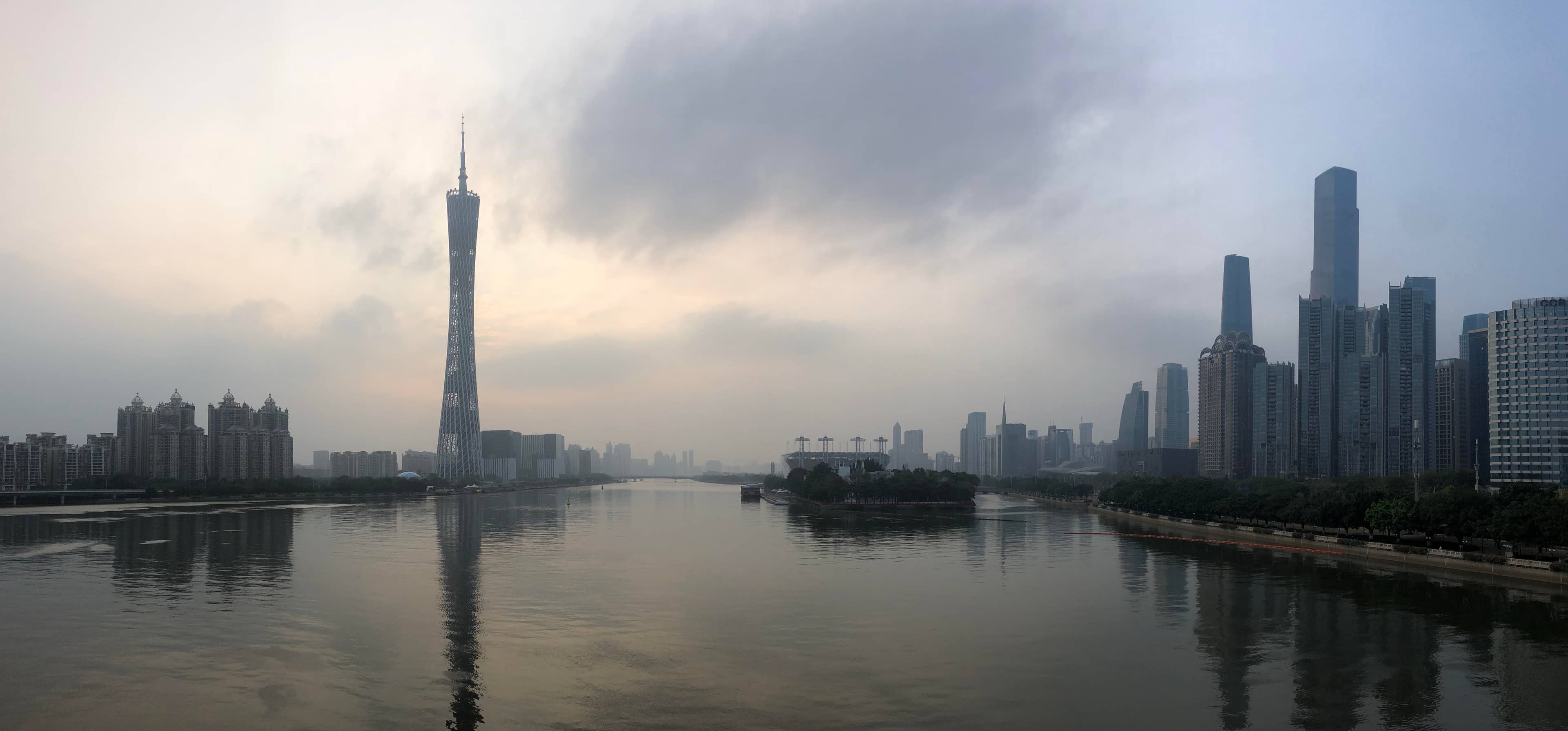 Juxtaposition with Modern Skyline