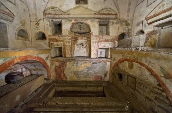 Ancient Roman Road and Tombs
