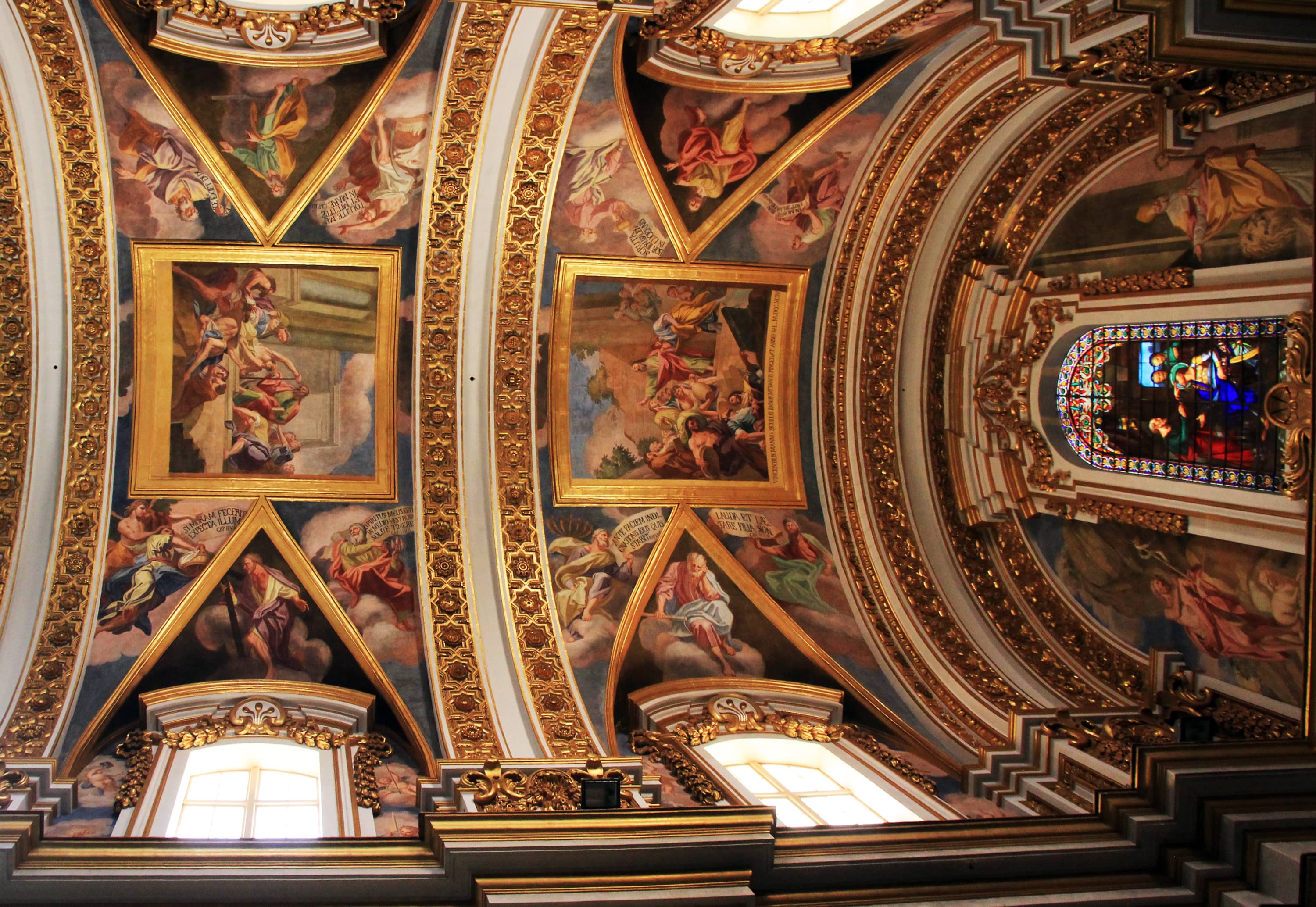 Intricate Frescoes