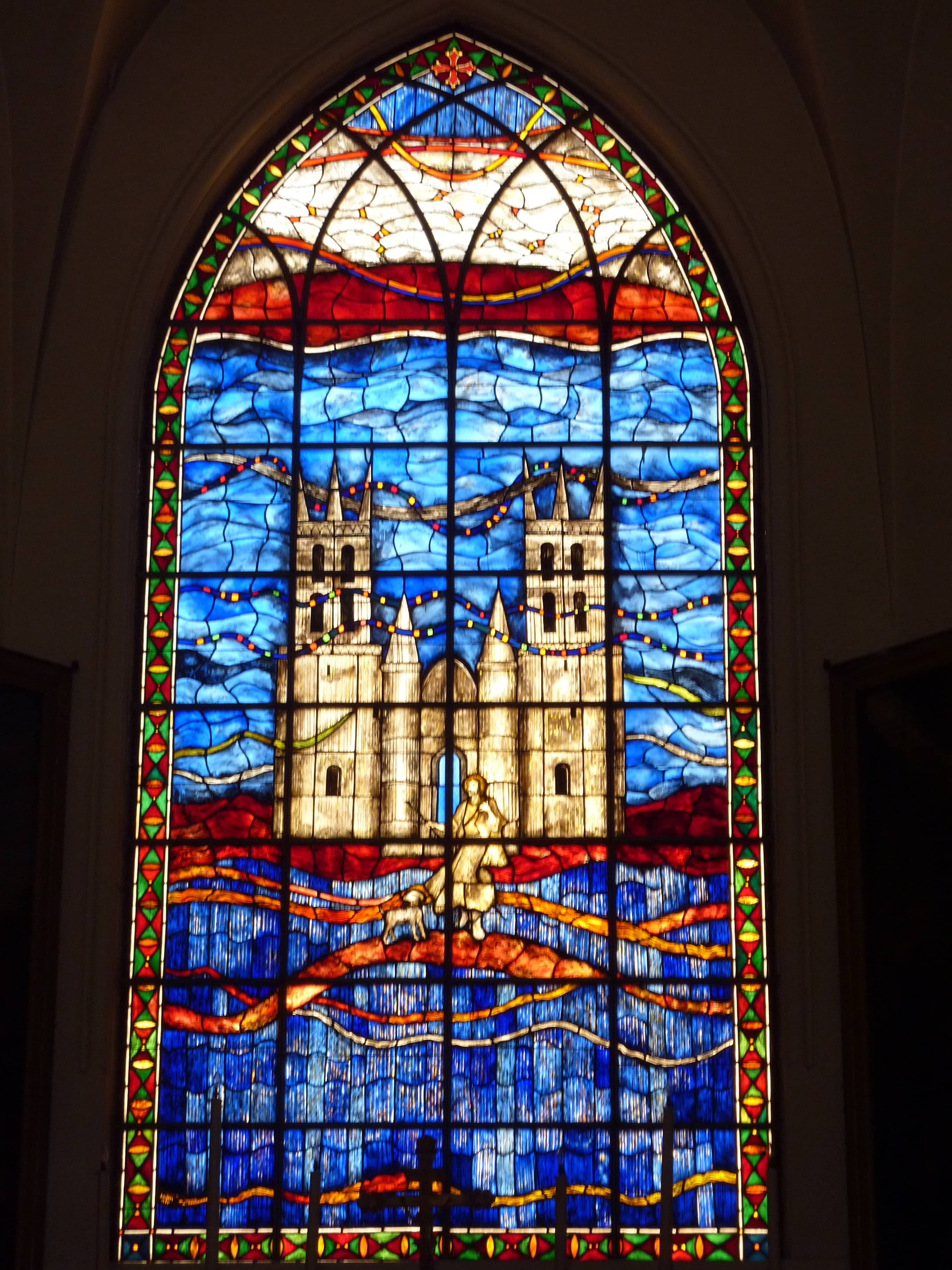 Vibrant Stained-Glass Windows