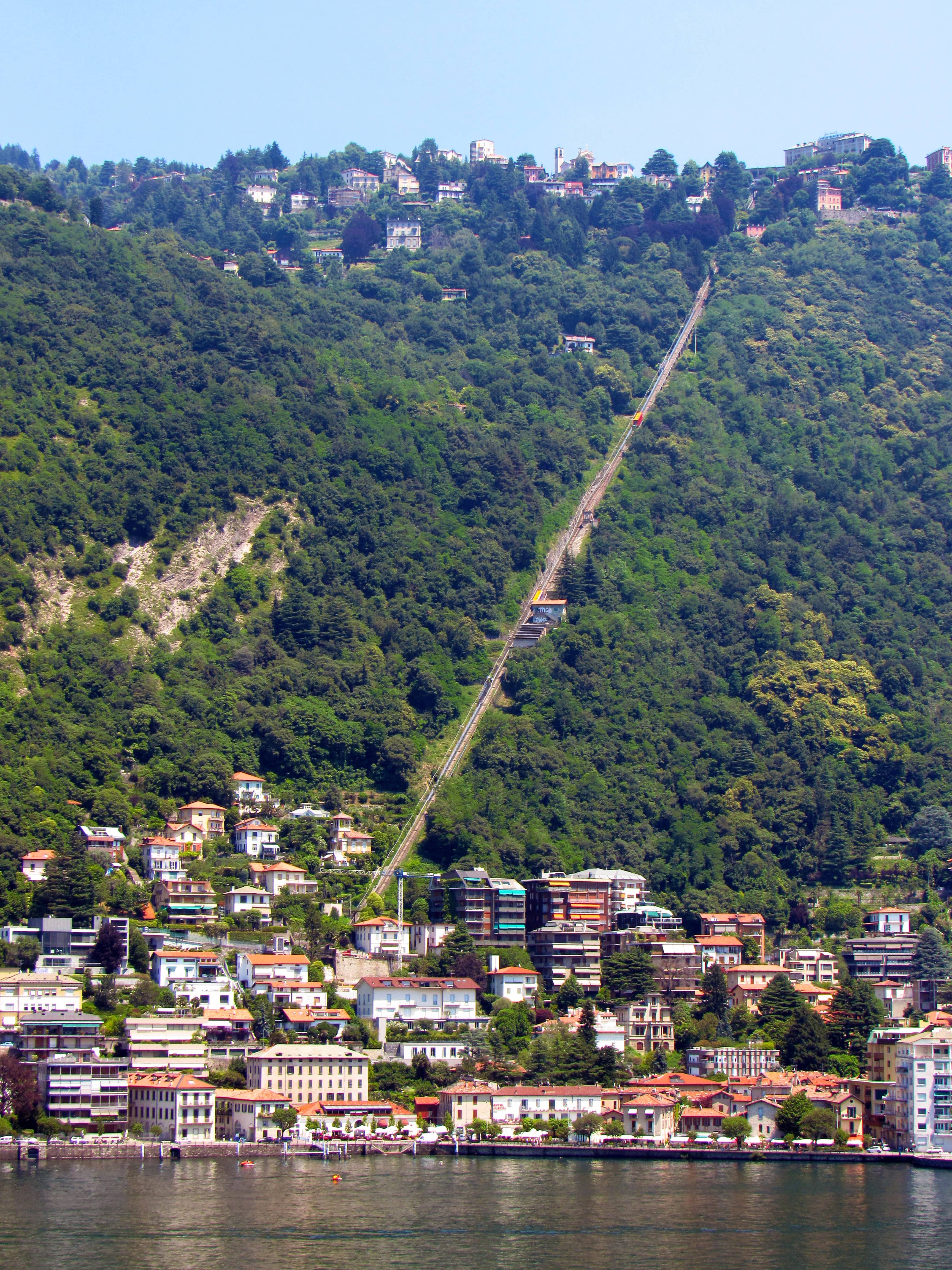 The Brunate Funicular Ride