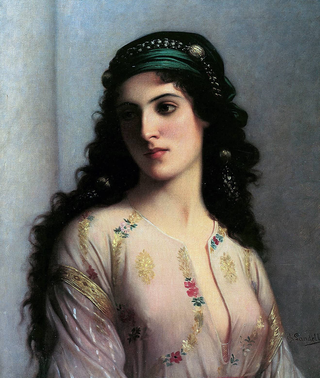 "The Jewish Girl" Painting