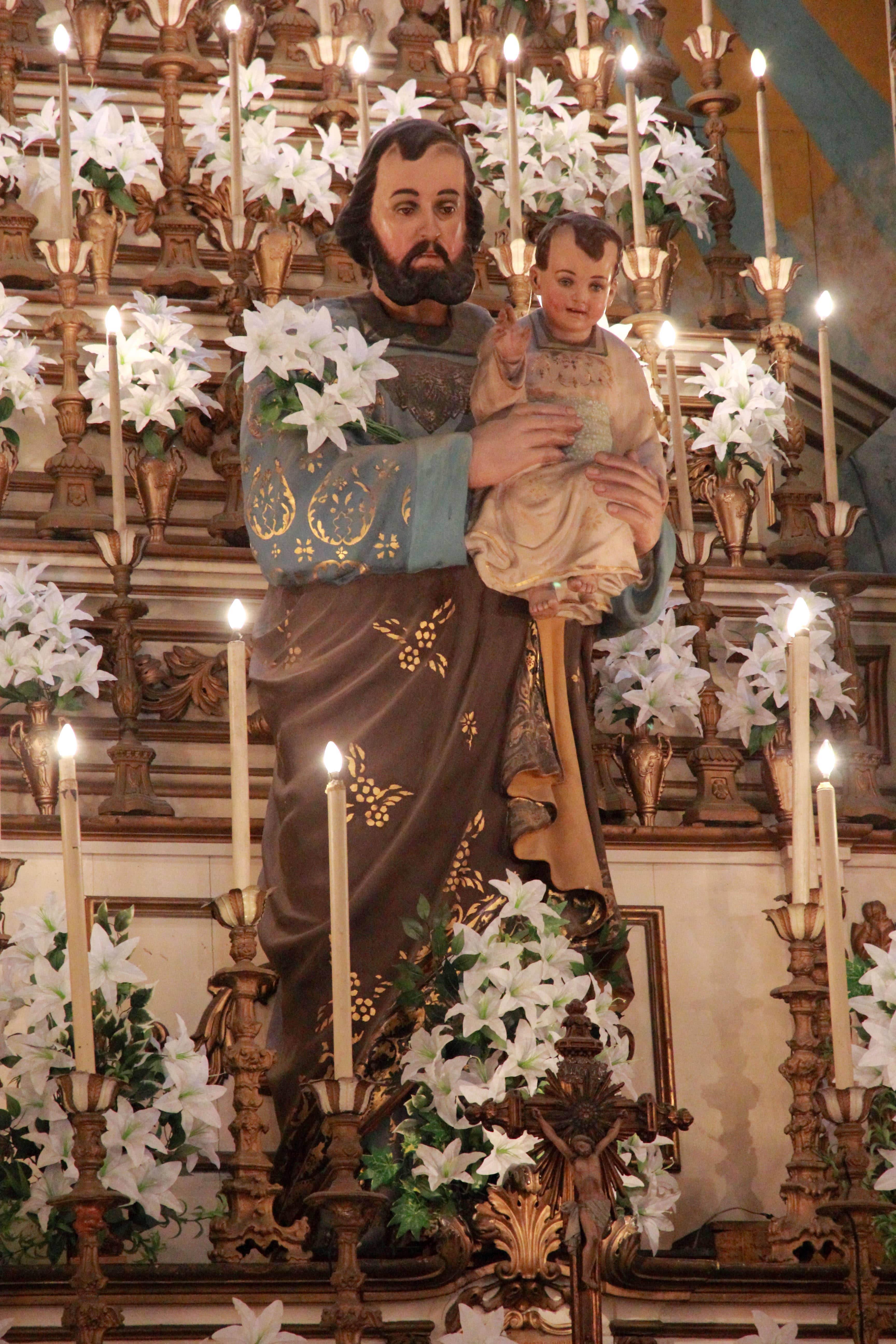 Main Altar & St. Joseph Statue