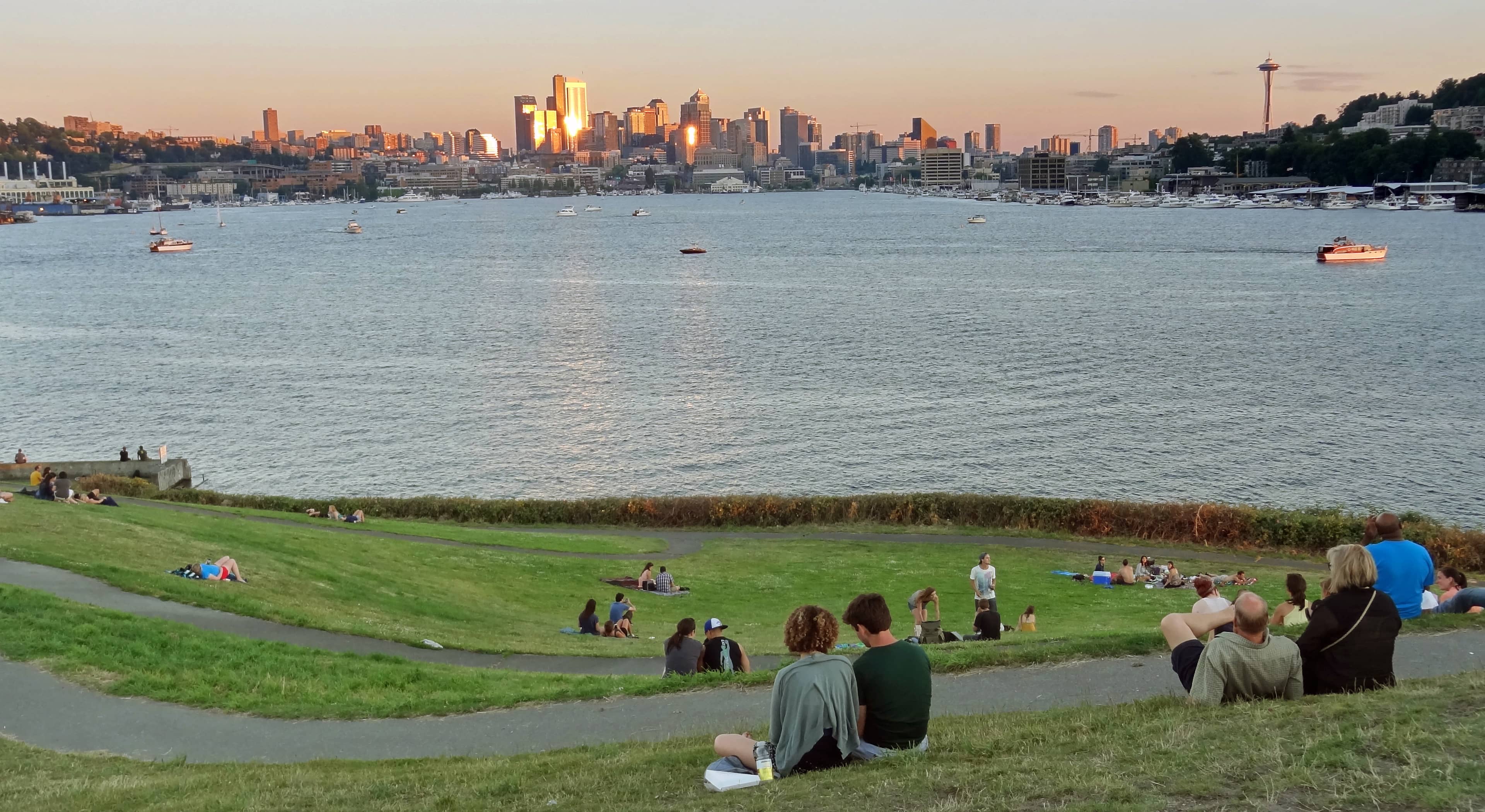 Sunset Over Lake Union